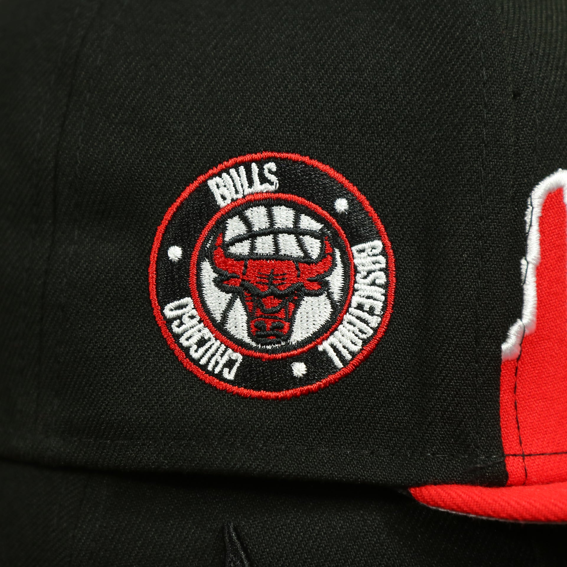 chicago bulls side patch on the Chicago Bulls City Skyline Side Patch 9Fifty Snapback Hat | Chicago Skyline 950