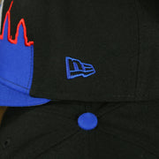 new era logo on the Philadelphia 76ers Skyline Side Patch 59Fifty Fitted Cap | Philadelphia Skyline 5950