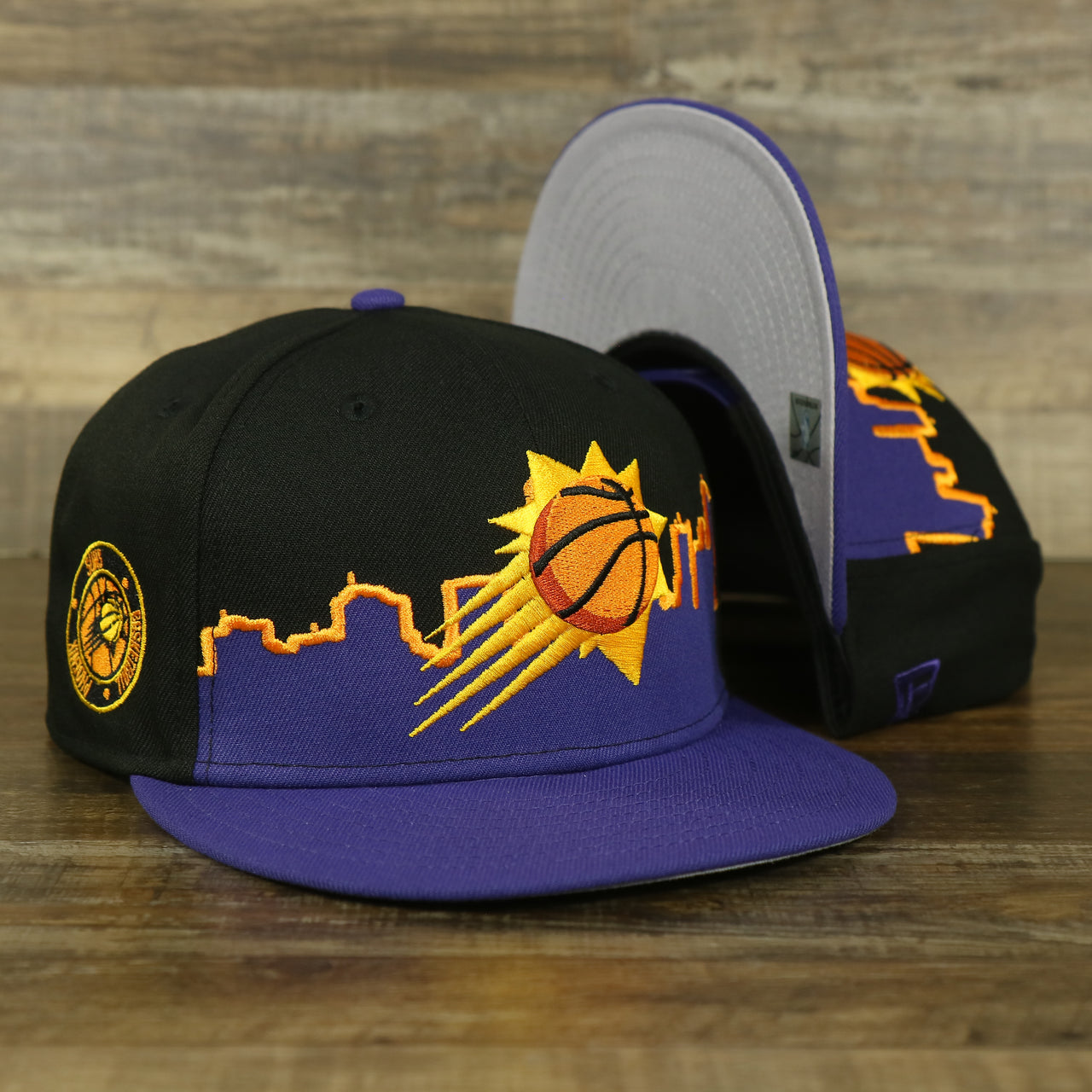 Phoenix Suns City Skyline Side Patch 9Fifty Snapback Hat | Phoenix Skyline 950