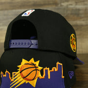 purple adjustable snap on the Phoenix Suns City Skyline Side Patch 9Fifty Snapback Hat | Phoenix Skyline 950