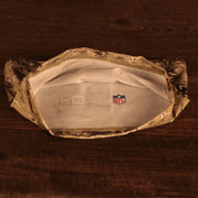 Interior of the NFL Shield 2021 Salute To Service On Field Sideline Skull Headband