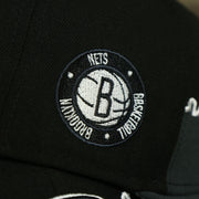 brooklyn nets side patch on the Brooklyn Nets Skyline Side Patch 9Fifty Snapback Hat | Brooklyn Skyline 950