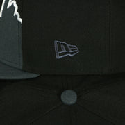 new era logo on the Brooklyn Nets Skyline Side Patch 9Fifty Snapback Hat | Brooklyn Skyline 950