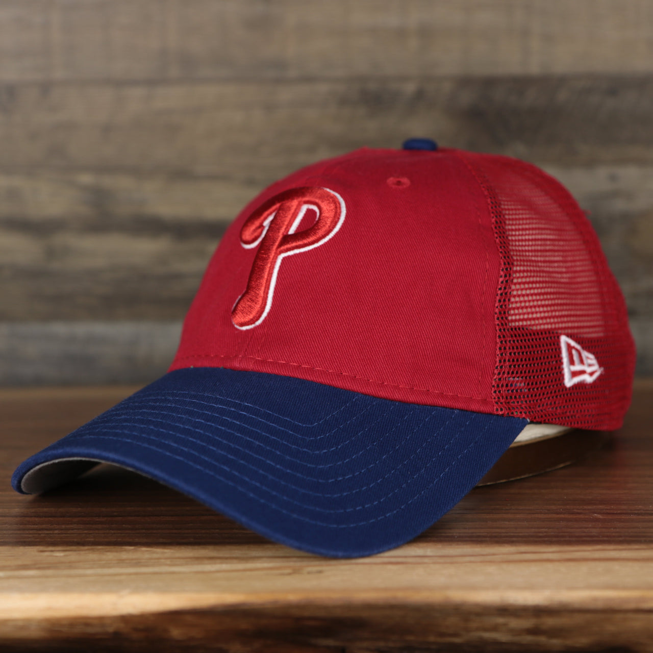 Philadelphia Phillies 2022 MLB Batting Practice On-Field Spring Training 9Twenty Trucker Dad Hat
