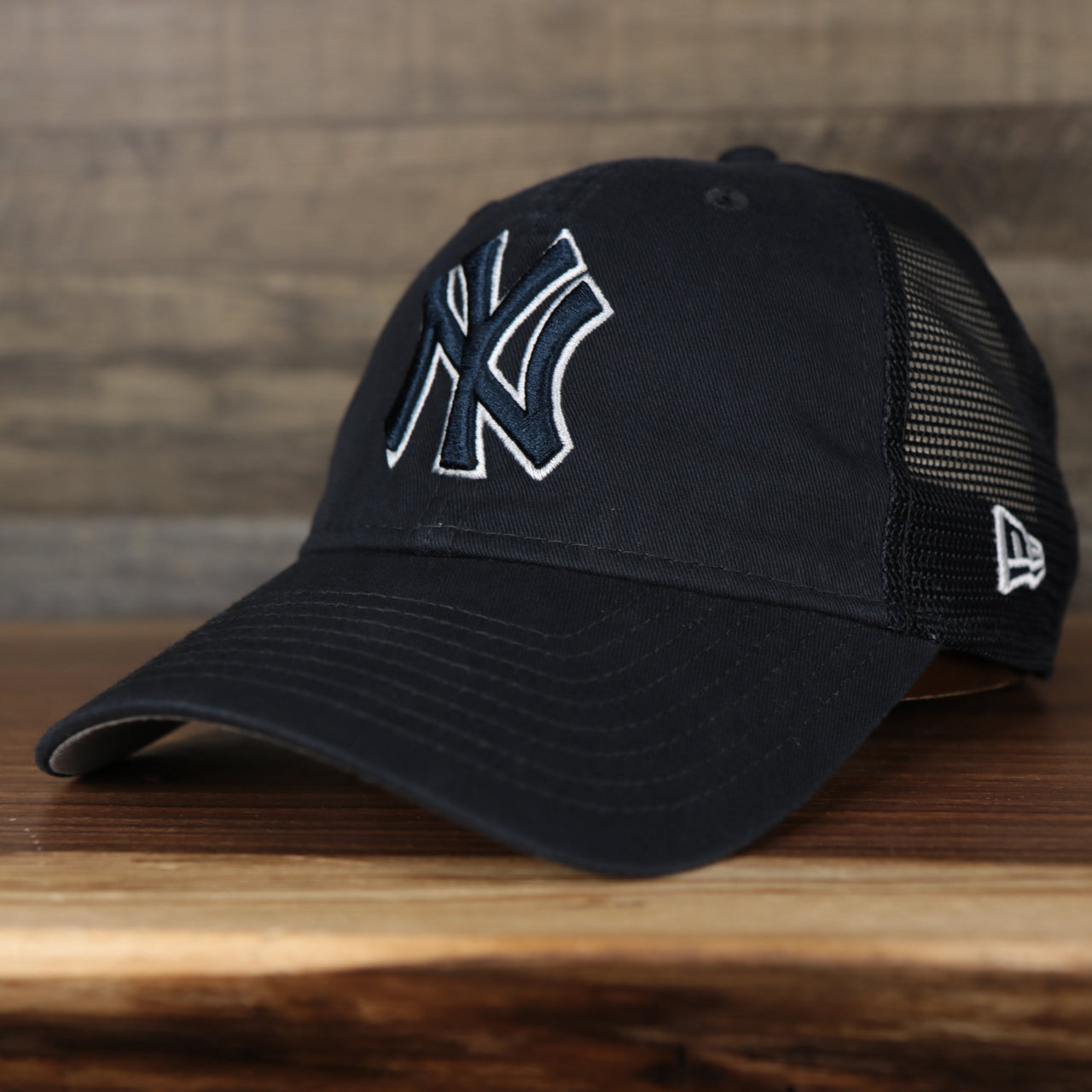 New York Yankees 2022 MLB Batting Practice On-Field Spring Training 9Twenty Trucker Dad Hat
