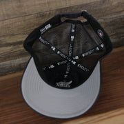 Grey under visor of the Detroit Tigers 2022 MLB Batting Practice On-Field Spring Training 9Twenty Trucker Dad Hat