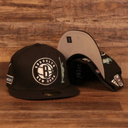 Brooklyn Nets City Transit All Over Side Patch Gray Bottom 59Fifty Fitted Cap