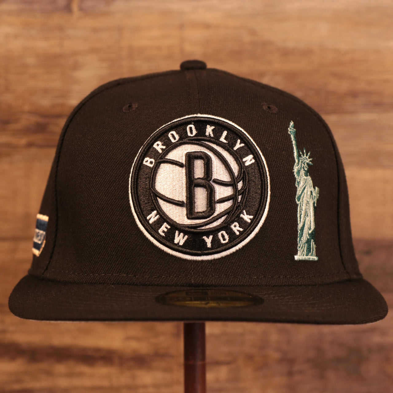 Brooklyn Nets City Transit All Over Side Patch Gray Bottom 59Fifty Fitted Cap