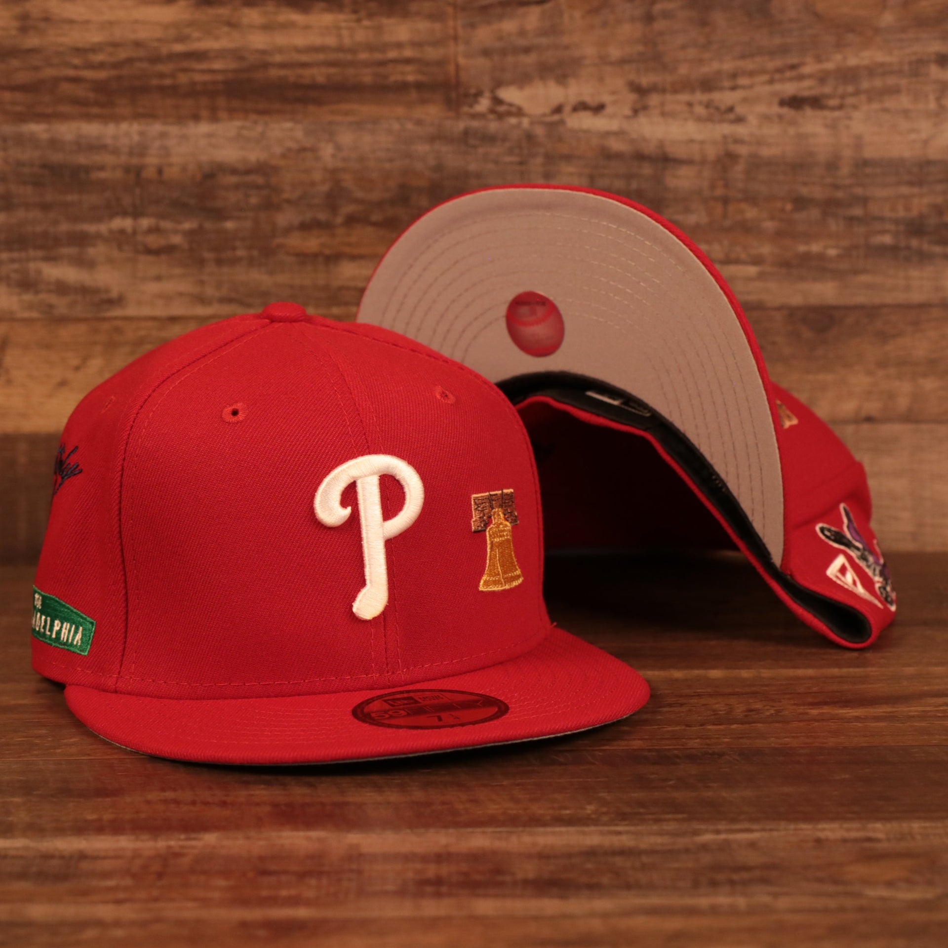 Philadelphia Phillies City Transit All Over Side Patch Gray Bottom 59Fifty Fitted Cap