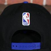 nba logo on the Philadelphia 76ers City Skyline Side Patch 9Fifty Snapback Hat | Philadelphia Skyline 950