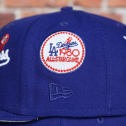 1980 patch on the Los Angeles Dodgers "Patch Pride" All Over Gray Bottom Side Patch 59Fifty Fitted Cap
