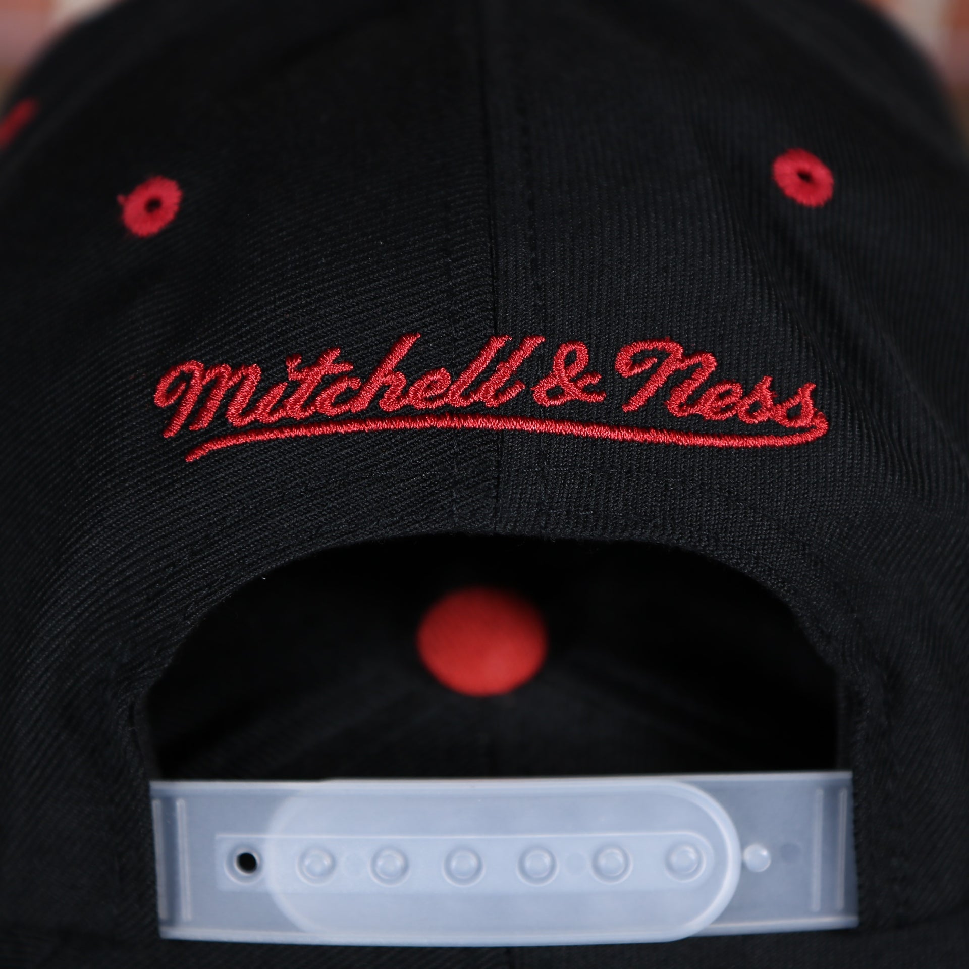 mtichell and ness logo on the Heat reflective 3m snapback | Mitchell Ness Heat Snapback | Miami snapback heat