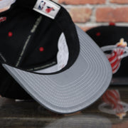 grey under visor on the Heat reflective 3m snapback | Mitchell Ness Heat Snapback | Miami snapback heat