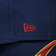 new era logo on the Cleveland Cavaliers Classic Navy Blue Snapback Hat