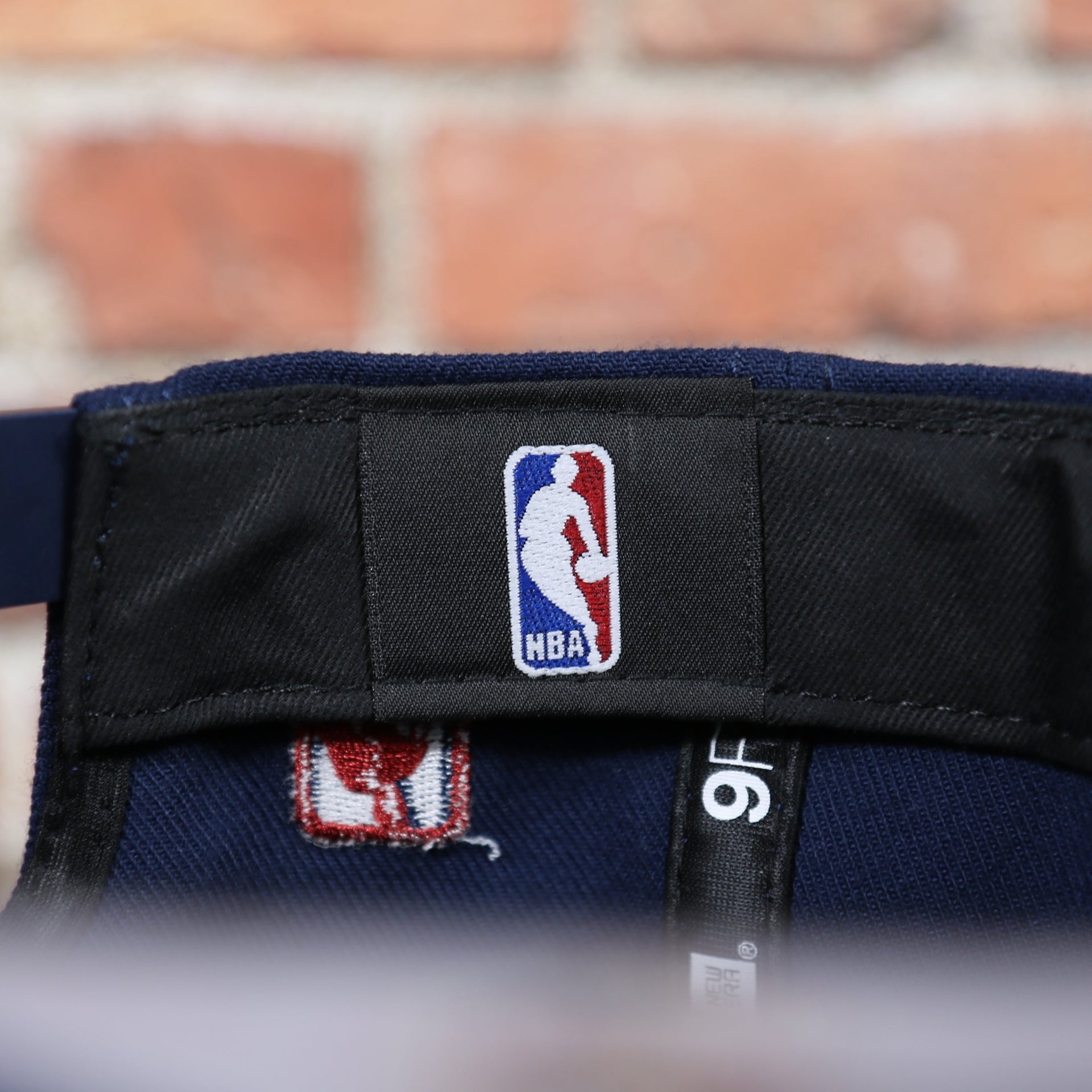NBA label on the Cleveland Cavaliers Classic Navy Blue Snapback Hat