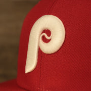 Philadelphia Phillies Glow In The Dark 100th Anniversary Teal Bottom Side Patch 59Fifty Fitted Cap