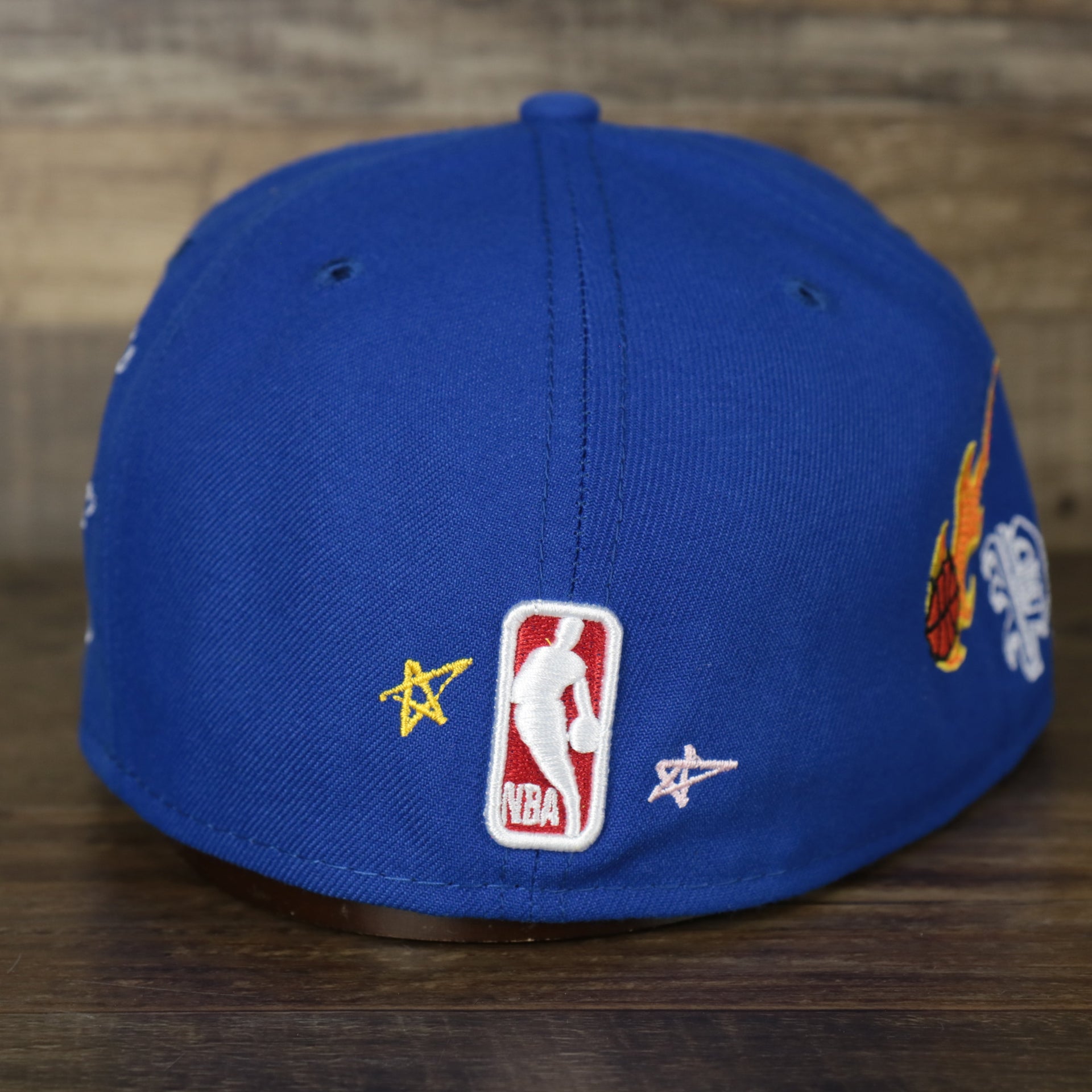 Philadelphia 76ers “Scribble” Side Patch Gray Bottom 59Fifty Fitted Cap | Royal