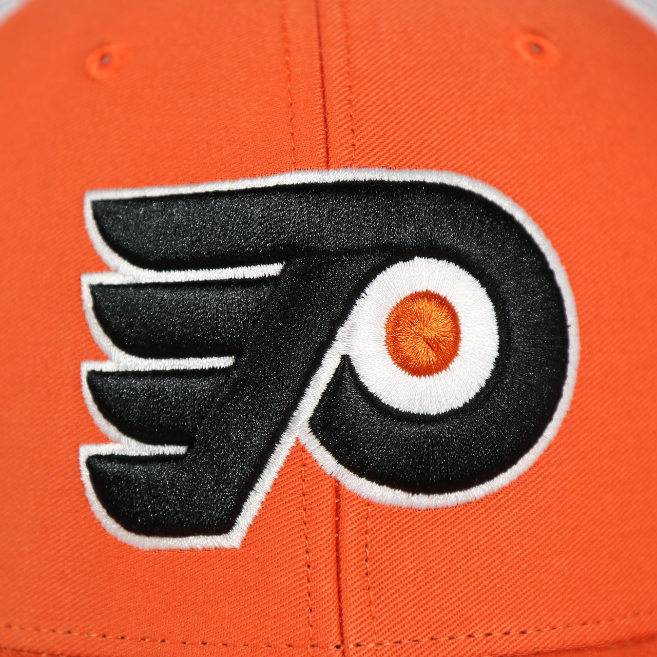 Philadelphia Flyers Meshback Orange/White Trucker Snapback Hat