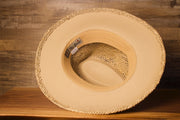 Wildwood Hat | Wildwood New Jersey Stone Colored Straw Hat |  OSFM this straw hat is osfm 