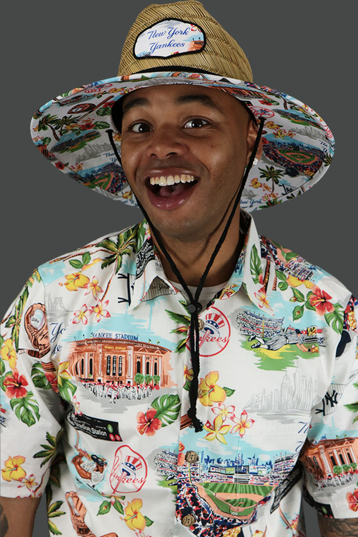 The New York Yankees Straw Life Guard Hat Reyn Spooner