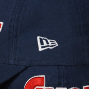 New Era logo on the wearer's left of the Philadelphia 76ers 2022 City Edition Sixers Script Spectrum Side Patch 9Twenty Dad Hat