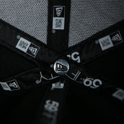 inside of the Chicago White Sox MLB City Connect 2021 On-Field 59Fifty Black Bottom Fitted | Black