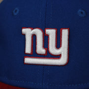 giants logo on the NEW ERA | NEW YORK GIANTS | MY1ST | 9FIFTY SNAPBACK | BLUE | INFANT