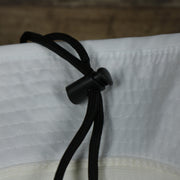 A close up of the adjustable chin strap on the 
