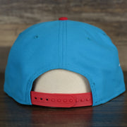 The backside of the Miami Marlins MLB City Connect 2021 On-Field Side Patch 9Fifty Snapback