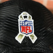 NFL patch on the Philadelphia Eagles 2021 Salute To Service On Field Sideline 9Twenty Trucker Dad Hat