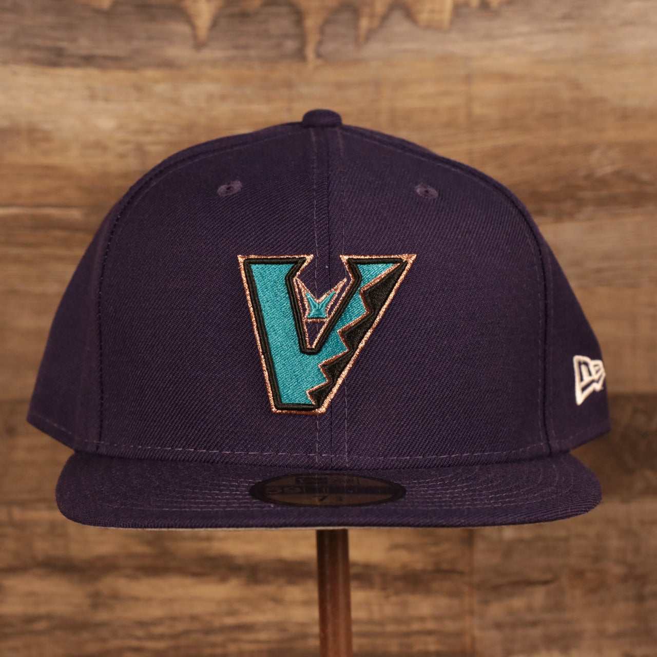 Arizona Diamondbacks Upside Down Logo Gray Bottom 59Fifty Fitted Cap