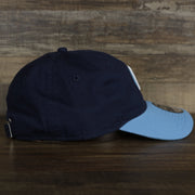 The wearer's right on the Chicago Cubs MLB City Connect 2021 On-Field 9Twenty Dad Hat