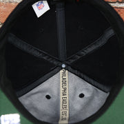 interior of the Philadelphia Eagles Vintage 1933 Heritage Series Retro Crown Black  59Fifty Fitted Cap