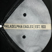 eagles taping on the Philadelphia Eagles Vintage 1933 Heritage Series Retro Crown Black  59Fifty Fitted Cap