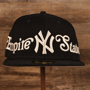 New York Yankees Empire State Script Nickname Gray Bottom 59Fifty Fitted Cap