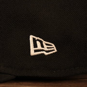 New Era logo on the wearer's left of the New York Yankees 1996 World Series Script Patch Gray Bottom 59Fifty Fitted Cap
