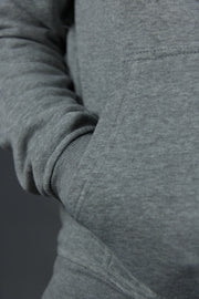 The spacious front pocket on the classic fleece heather pullover hooded sweatshirt makes it easy to take all of your essentials on the go