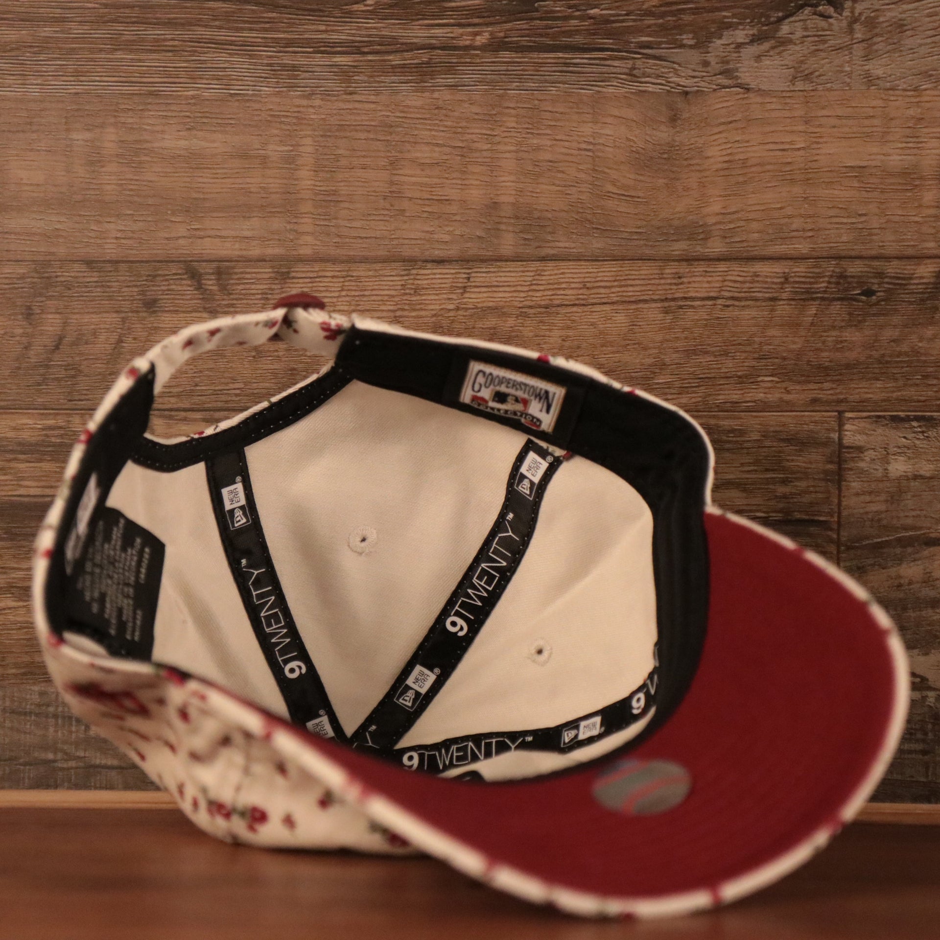 The cooperstown Phillies youth micro floral cap by New Era.