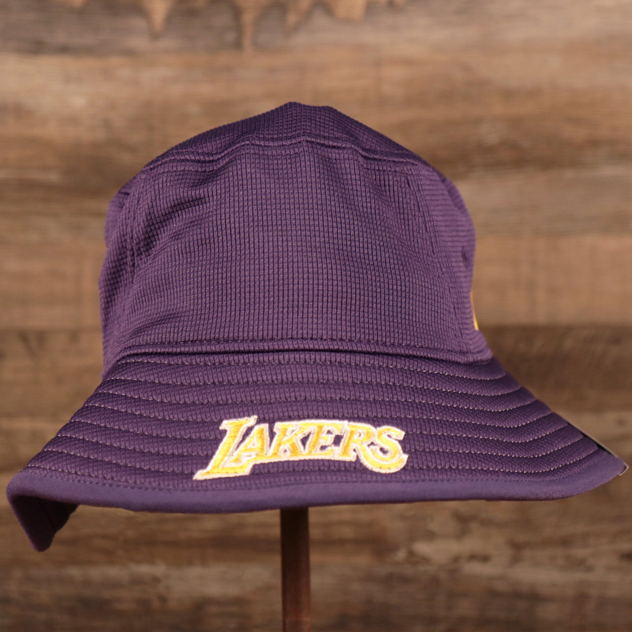 The purple Los Angeles bucket hat by New Era.