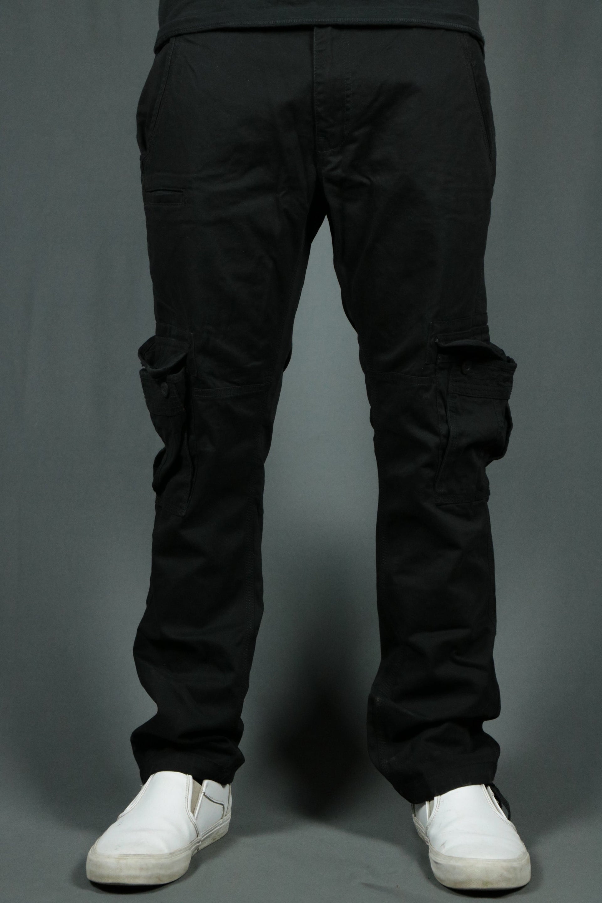 The black Jordan Craig 6 pocket utility cargo pants.
