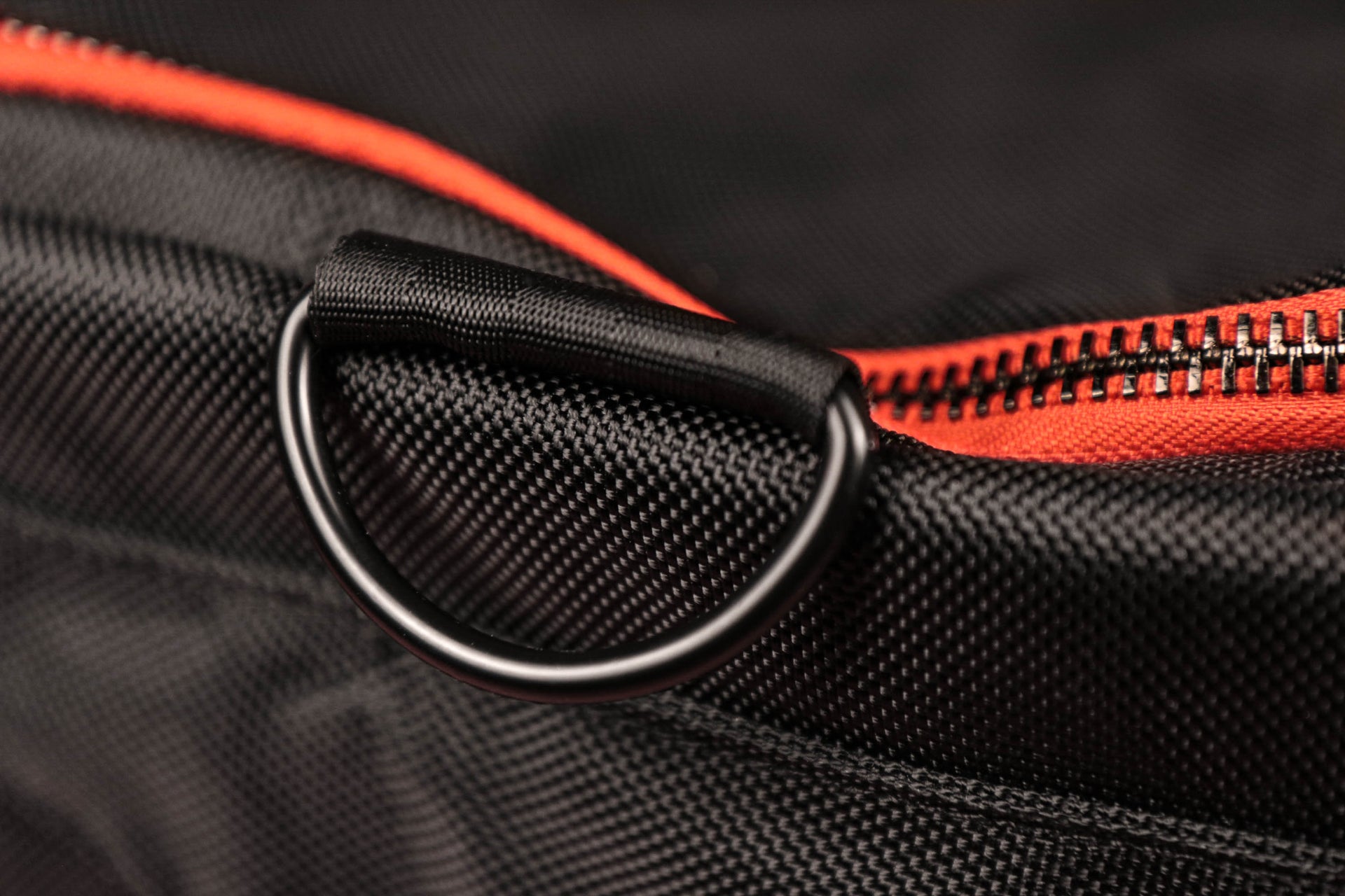 The attachable arm strap on the Flight Pack Sneaker Duffle Bag To Match Bred 11s | Sneaker Duffel Travel Bag