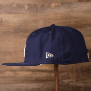 Dodgers Grey Bottom Fitted Cap | Los Angeles Dodgers 1998 World Series Patch Gray Underbrim Fitted Hat the wearers left side has the new era logo in white