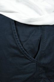 left pocket on the Jordan Craig Bedrock Cargo Shorts Navy