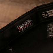 The Minor League Baseball authentic collection tag on the black luchadores fitted cap by New Era.