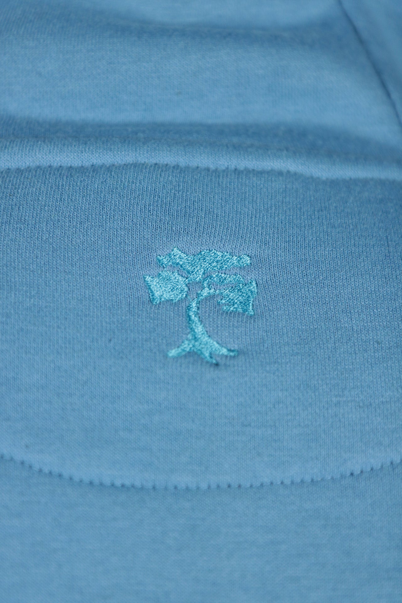 Powder Blue Unbasic Fleece Stash Pocket Sunset Park Tapered Zipper Hoodie | Fleece Light Blue Hoodie
