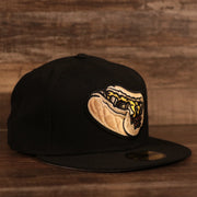 The black Philly Cheesesteak with onions New Era fitted cap.