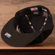 Underside view of the 59Fifty NY Yankees On Field Cap with Black Bottom