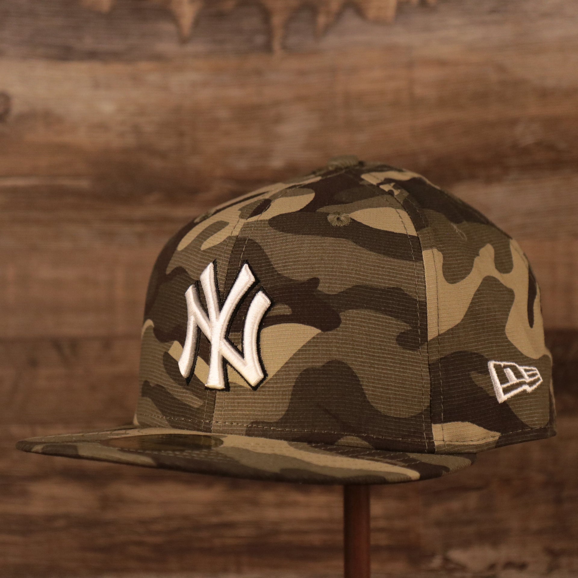 The New York Yankees woodland camo Armed Forces Day On Field Hat by New Era.