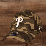 The Phillies woodland camo 920 dad hat for the 2021 Armed Forces Day by New Era.