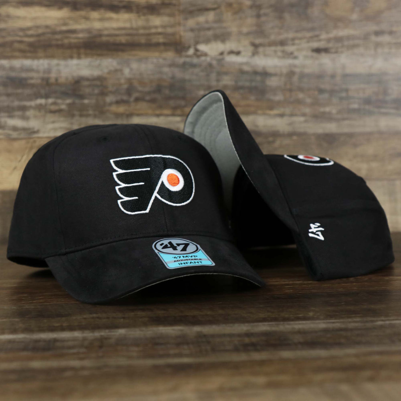 The Infant Philadelphia Flyers Black Dad Hat | 47 Brand OSFM